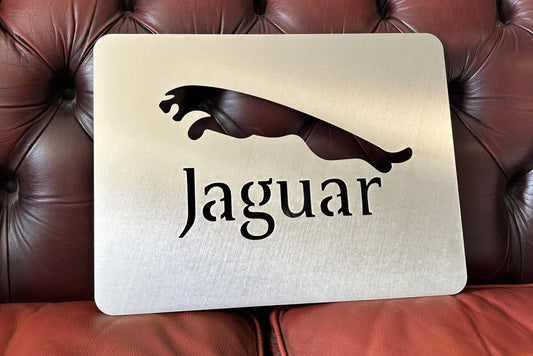 Car Detailing Stencil Aluminium Jaguar Logo